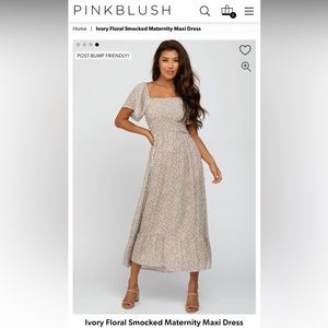 Pink Bkush Maternity Dress